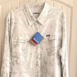 Columbia Omni shade long sleeve shirt XXL women SPF